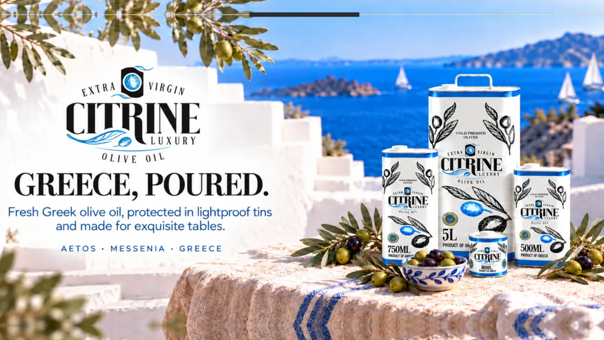 Citrine digital experience showing desktop and mobile website layouts, product imagery and visual direction