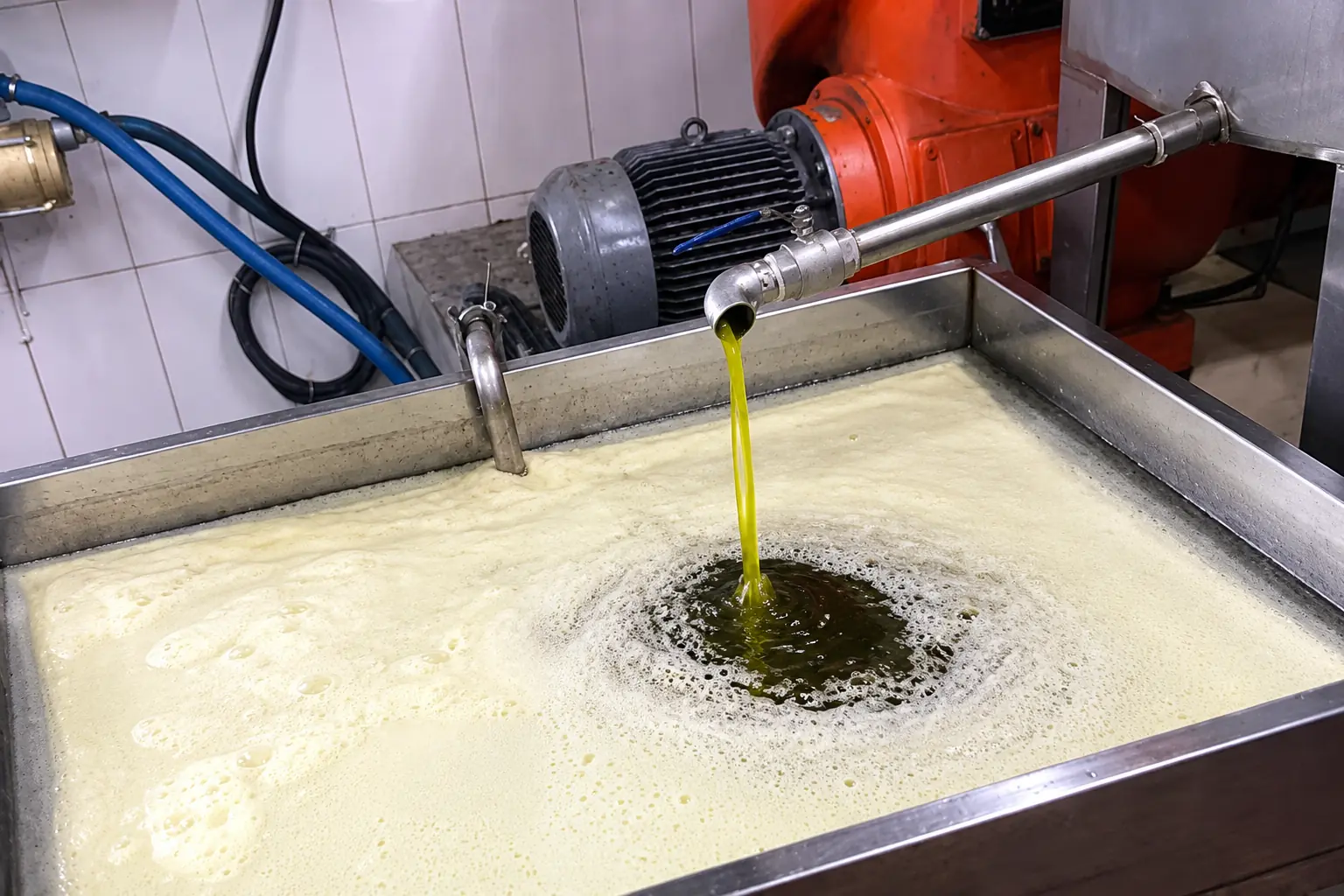 Extraction in the Citrine olive oil production process