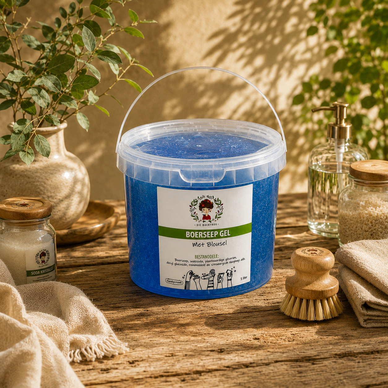 Die Boervrou Egte Boerseep Gel 5 litre bucket