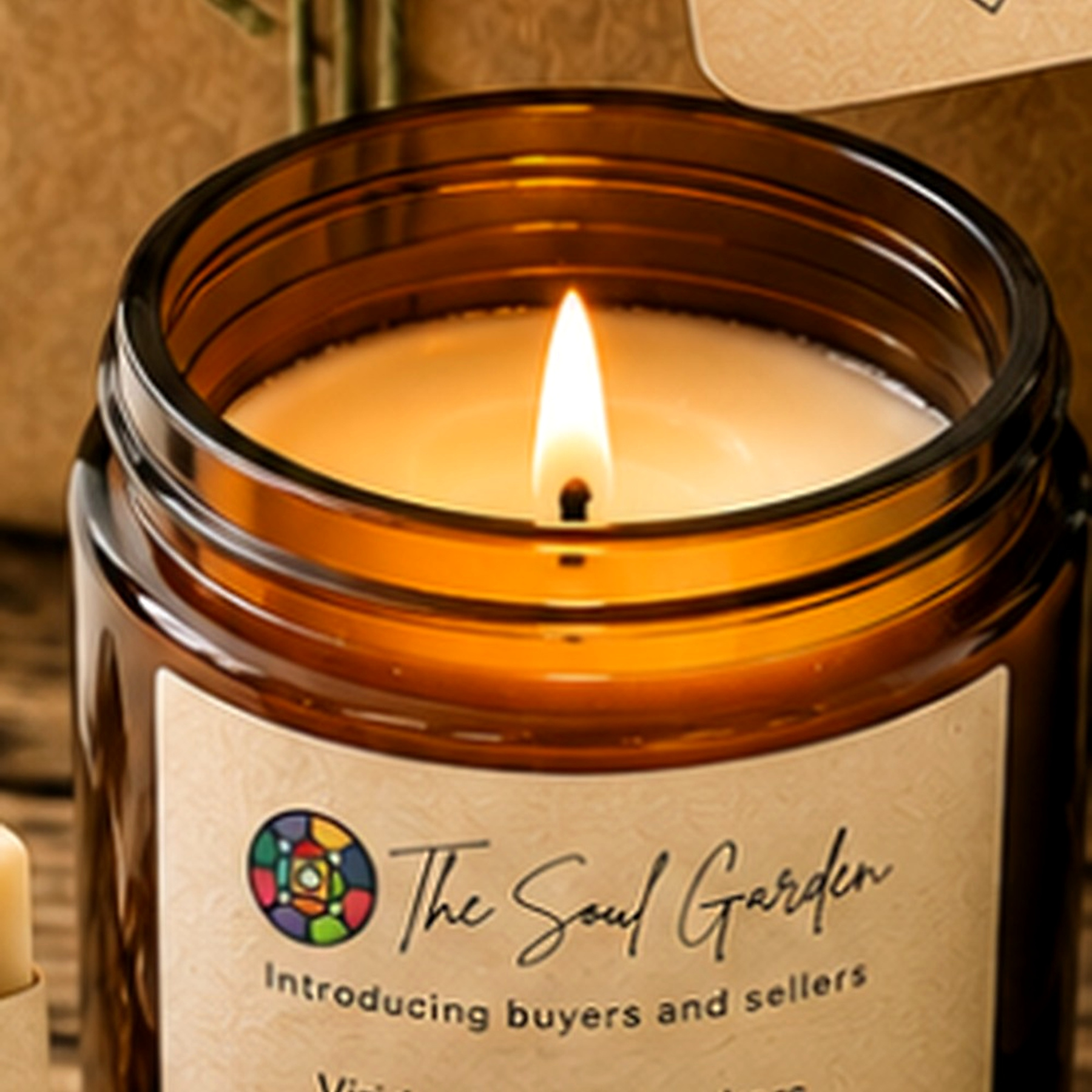 Hand-poured candle