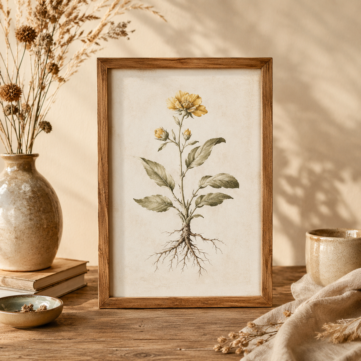 Illustrated art and paper gift